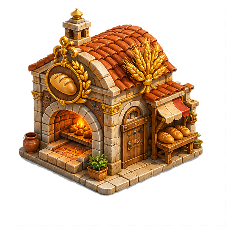 Restored Roman bakery