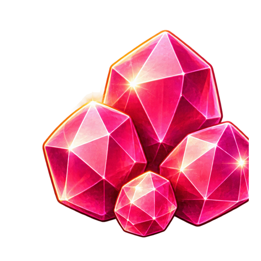 Pink gems